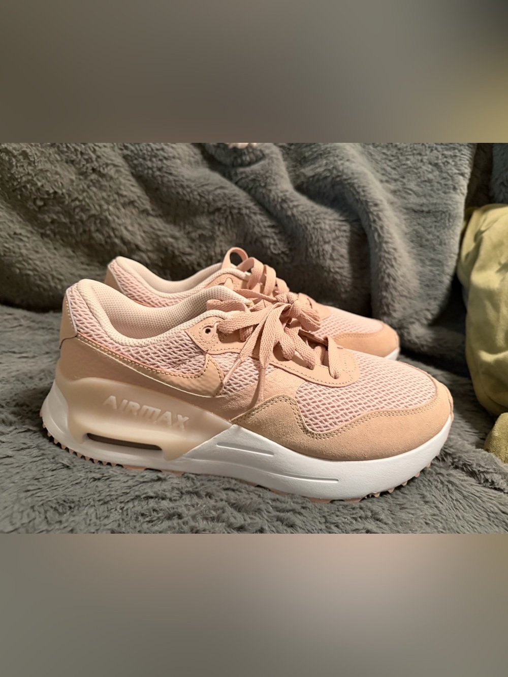 Nike Women’s Air Max Pastel Pink Mesh & Suede Sneaker